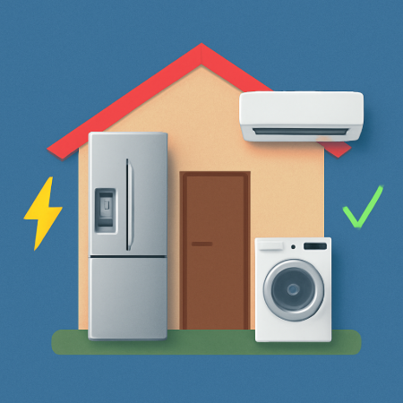 🏠 چه لوازم خانگی‌ای بیشترین مصرف برق را دارند؟ + راه‌های کاهش مصرف در سال ۱۴۰۴