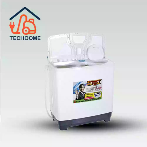 لباسشویی سه قلو درب شیشه ای 15 کیلویی RITTON مدل 1603TG